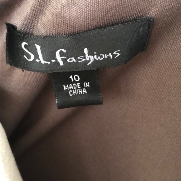 SL Fashions Tiered and Beaded Cocktail dress - Picture 9 of 9